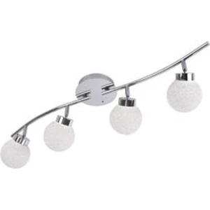 LED stropní svítidlo LED LeuchtenDirekt MIKO 14551-17, chrom