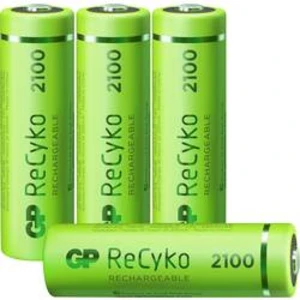 Akumulátor AA Ni-MH GP Batteries ReCyko+ HR06, 2100 mAh, 1.2 V, 4 ks