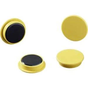 Durable 475304, 475304 magnet, (Ø) 32 mm, kulatý, žlutá, 1 sada