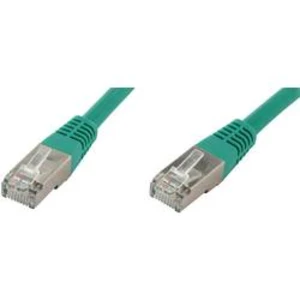 Síťový kabel RJ45 econ connect F6TP3GN, CAT 6, S/FTP, 3.00 m, zelená