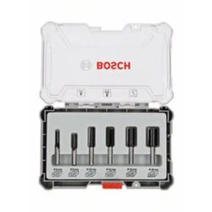 Sada drážkových fréz, dřík 6 mm, 6 ks Bosch Accessories 2607017465