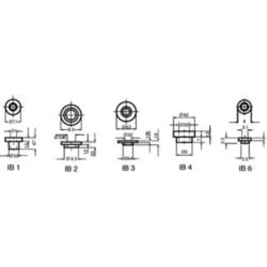 Izolační průchodka Fischer Elektronik IB 6, vnější Ø 3,5/6 mm, vnitřní Ø 3,1 mm