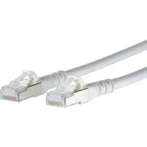 Síťový kabel RJ45 Metz Connect 1308451588-E, CAT 6A, S/FTP, 1.50 m, bílá