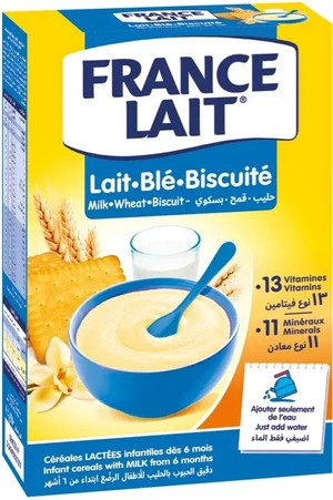 FRANCE LAIT pšeničná mliečná kaša, sušienky