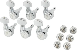 Fender Locking Tuners All Short Chrome 6 Pack Cromo Clavijeros de guitarra