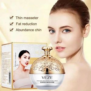 Women Lifting Firming Moisturizing Collagen Bouncy Face Brightening Cream Whitening Cream Smooth Pearl Korean Wrinkles Skin B7B3