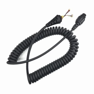 Microphone Spare Cable 10-Pin Aviation Connector For SM25A1 Speaker For Hytera MD-650 MD650 RD960 RD620 MD780 Radio