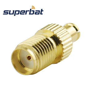 Superbat 5pcs SMA-MCX Adapter SMA Female to MCX Male Straight RF Coaxial Connector