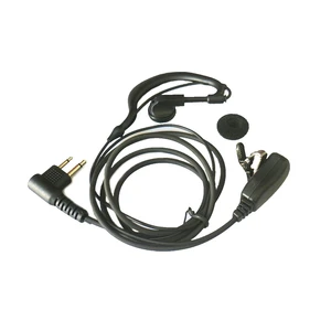 2 PIN EAR HOOK G-SHAPE HEADSET EARPHONE EARPIECE PTT FOR MOTOROLA TWO-WAY RADIOS GP300 GP88S GP2000 GP68 WALKIE TALKIE