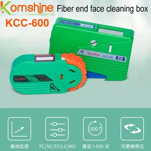 Jixing komshine optical fiber cleaning box jumper pigtail cleaner end interface cleaner kcc-600