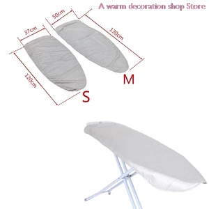 Home Universal Silver Coated Padded Ironing Board Cover Heavy Heat Reflective Scorch Resistant 120*37cm/130*50cm