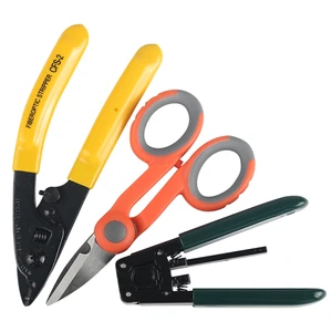 3 packs Fiber Optic Tool Kit Scissors Double Hole Pliers Stripper and Fiber Optic Stripper