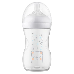 PHILIPS AVENT Fľaša Natural Response s ventilom AirFree 260 ml, 1m+, medveď