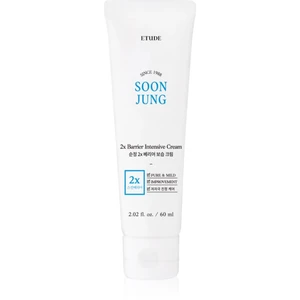 ETUDE SoonJung 2x Barrier Intensive Cream intenzívne hydratačný krém pre obnovu kožnej bariéry 60 ml