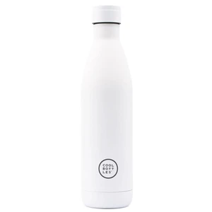 Cool Bottles Nerezová termolahev Mono třívrstvá 750 ml - bílá