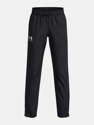 Under Armour Sportovní kalhoty UA Sportstyle Woven Pants-BLK - Kluci