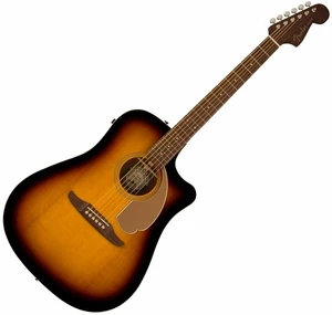 Fender Redondo Player Sunburst Chitară electro-acustică Dreadnought