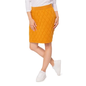 Women's mustard quilted skirt SAM 73