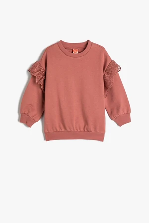 Koton Baby Girl Pink Sweatshirt