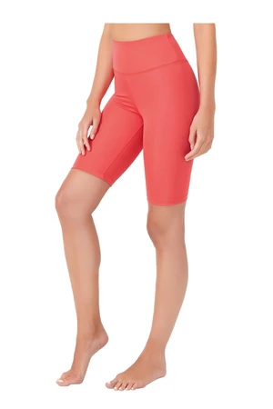 LOS OJOS Women's Coral High Waist Contouring Cycling Shorts Sport Leggings