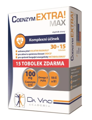 Da Vinci Academia Coenzym EXTRA! Max 100 mg 30+15 tobolek