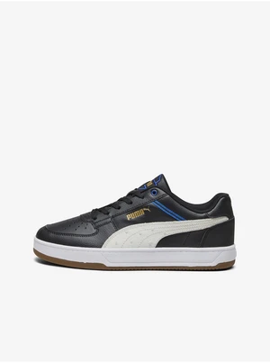 Cream-Black Puma Mens Sneakers - Men