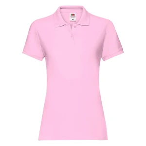 Polo Fruit of the Loom Pink Women's T-shirt