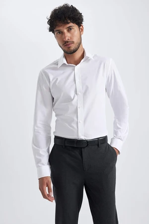 DEFACTO Slim Fit Long Sleeve Shirt