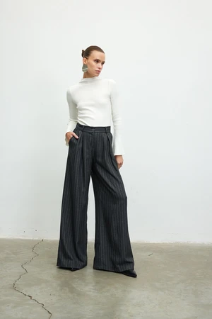 VATKALI Lace-Up Wide Leg Trousers