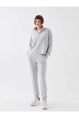 LC Waikiki Women's Straight Jogger Sweatpants with Elastic Waist.