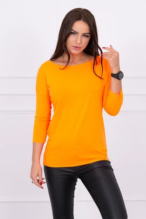 Blouse Casual Orange Neon