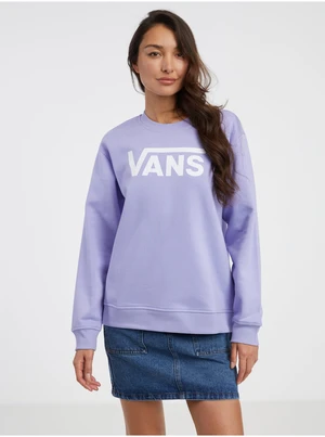 Light purple women's sweatshirt VANS Classic Crew - Women