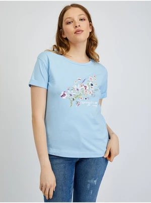 Orsay Light blue ladies T-Shirt - Women