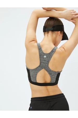 Koton Sports Bras With Halter Neck Window Detailed