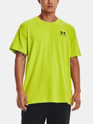 Under Armour T-Shirt UA LOGO EMB HEAVYWEIGHT SS-GRN - Men