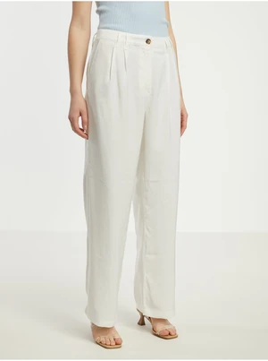 White Women's wide pants JDY Tomika - Ladies