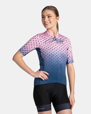 Modro-ružové dámske športové tričko na zips Kilpi RITAEL