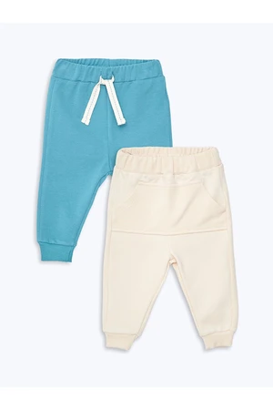 LC Waikiki Basic Baby Boy Pants with Elastic Waist 2-Pack