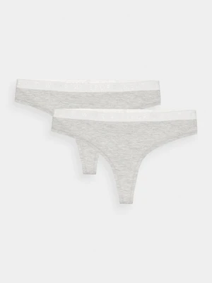 Women's Underwear Panties 4F (2 Pack) - Grey