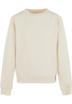 Girls' sweatshirt Light Terry Crewneck sand