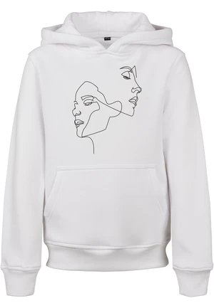 Children's hoodie One Line Fit white