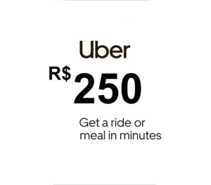 Uber R$250 BR Gift Card