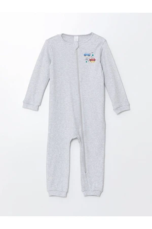 LC Waikiki Crew Neck Long Sleeve Baby Boy Rompers