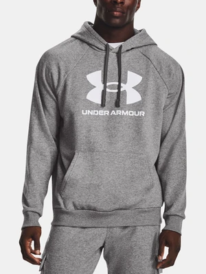 Under Armour UA Rival Fleece Logo HD Mikina Šedá