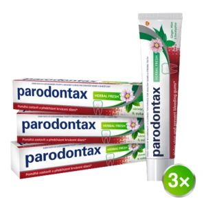 PARODONTAX Zubná pasta Herbal Fresh 3 x 75 ml