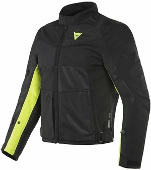 Dainese Sauris 2 D-Dry Black/Black/Fluo Yellow 50 Kurtka tekstylna