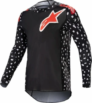 Alpinestars Supertech North Jersey Black/Neon Red S Cross mez