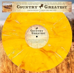 Various Artists - Country Greatest - Big Hits And Superstars Of Country Music (Limited Edition) (Yellow Marbled) (LP)