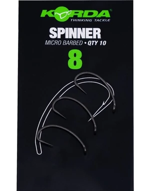 Korda háčiky bez protihrotu spinner b - 8