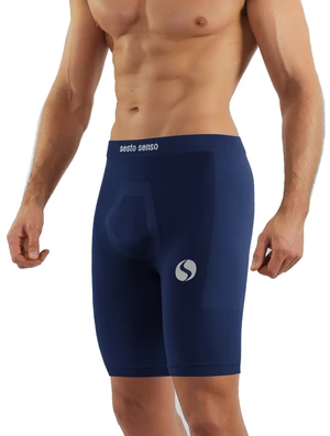 Sesto Senso Man's Thermo Cycling Shorts CL41 Navy Blue